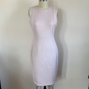 Blush pink Calvin Klein pencil dress